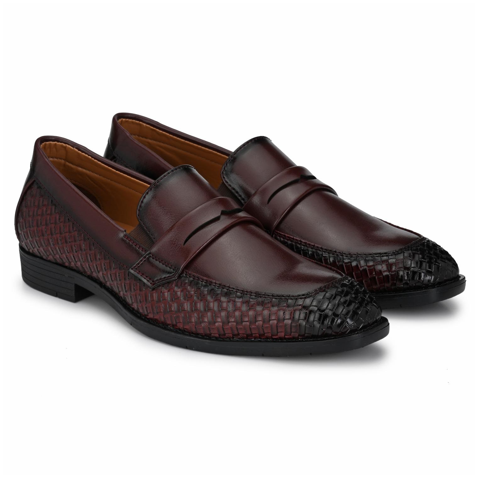 

Prolific Men Brown Slip-On Formal Shoes - FM1657