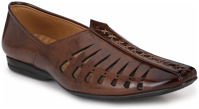 Prolific Mojari For Men ( Brown )