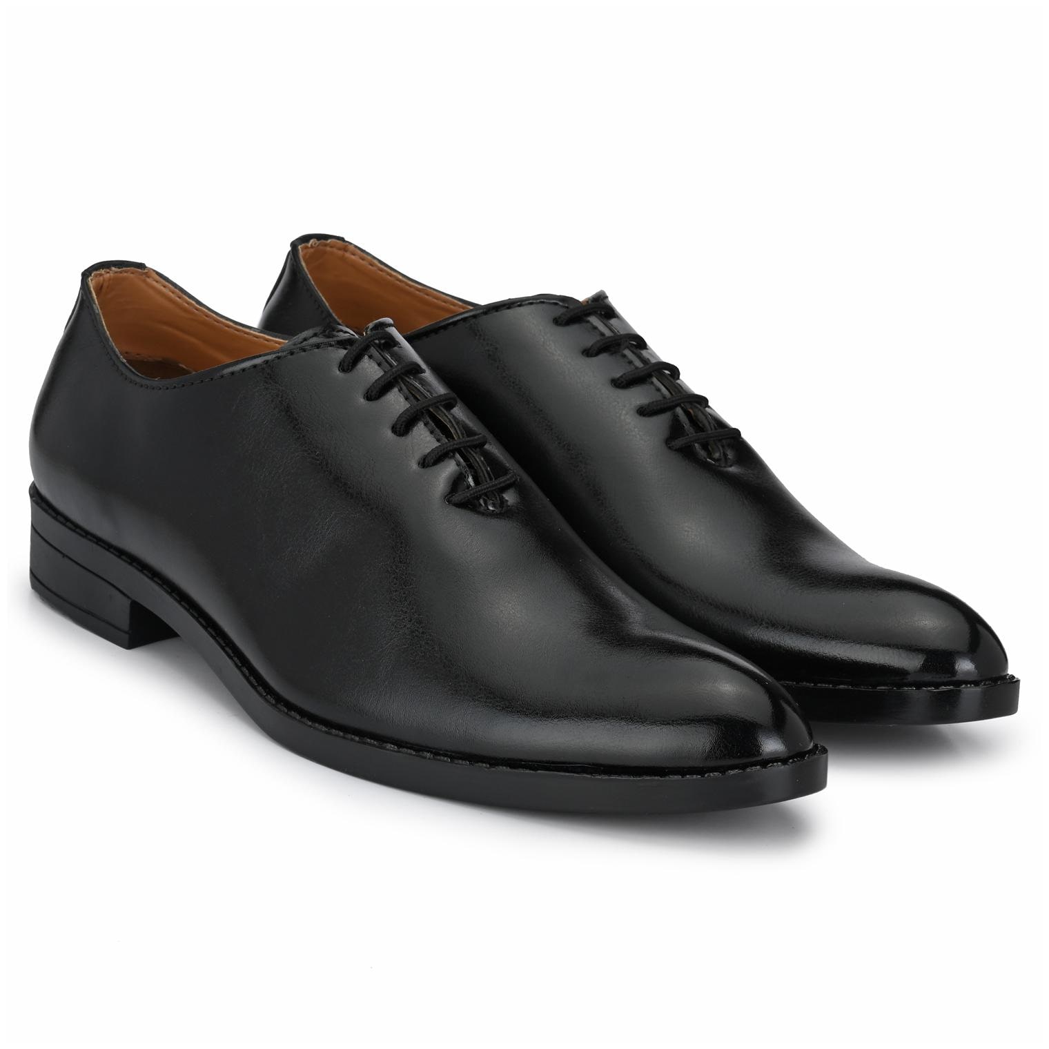 

Prolific Men Black Derby Formal Shoes - FD1776