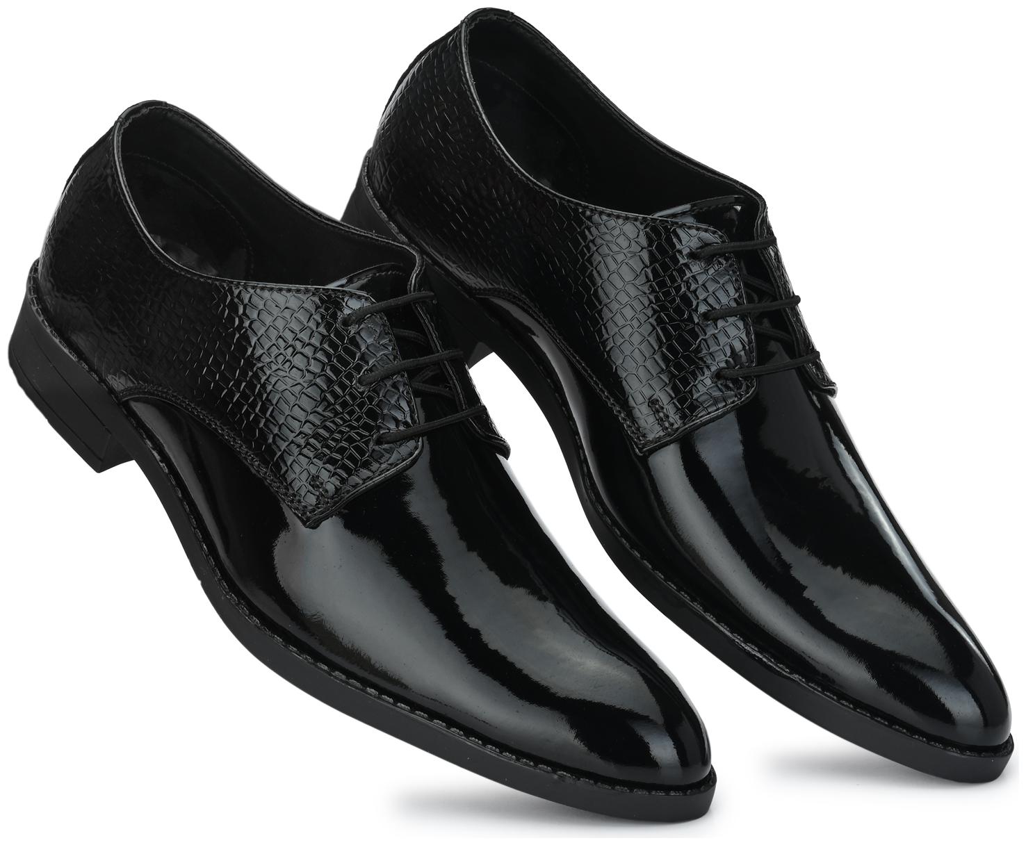

Prolific Men Black Derby Formal Shoes - FD1766