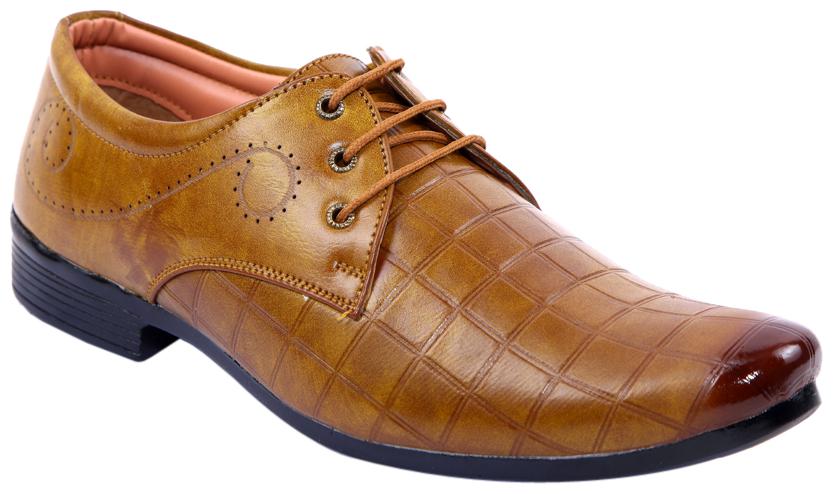 

PS Men Beige Synthetic Lace up FORMAL SHOE OFFICEWEAR PARTYWEAR