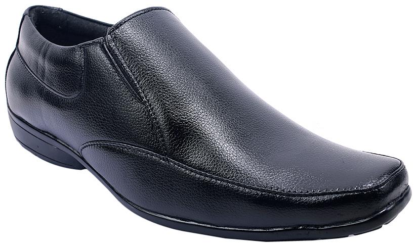 

PS Men Black Synthetic Leather Slip on Formal Shoe