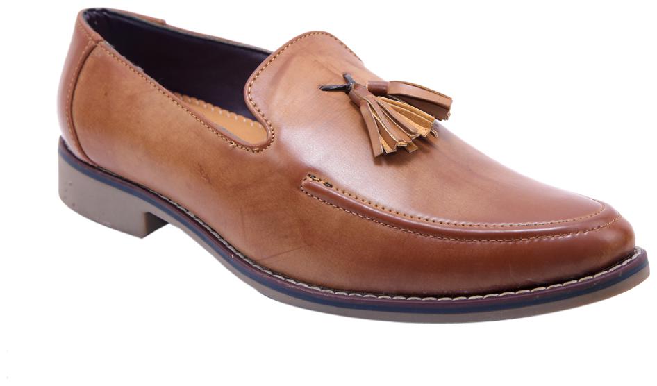 

PS Men Brown Synthetic Tassel Formal Officewear Wedding