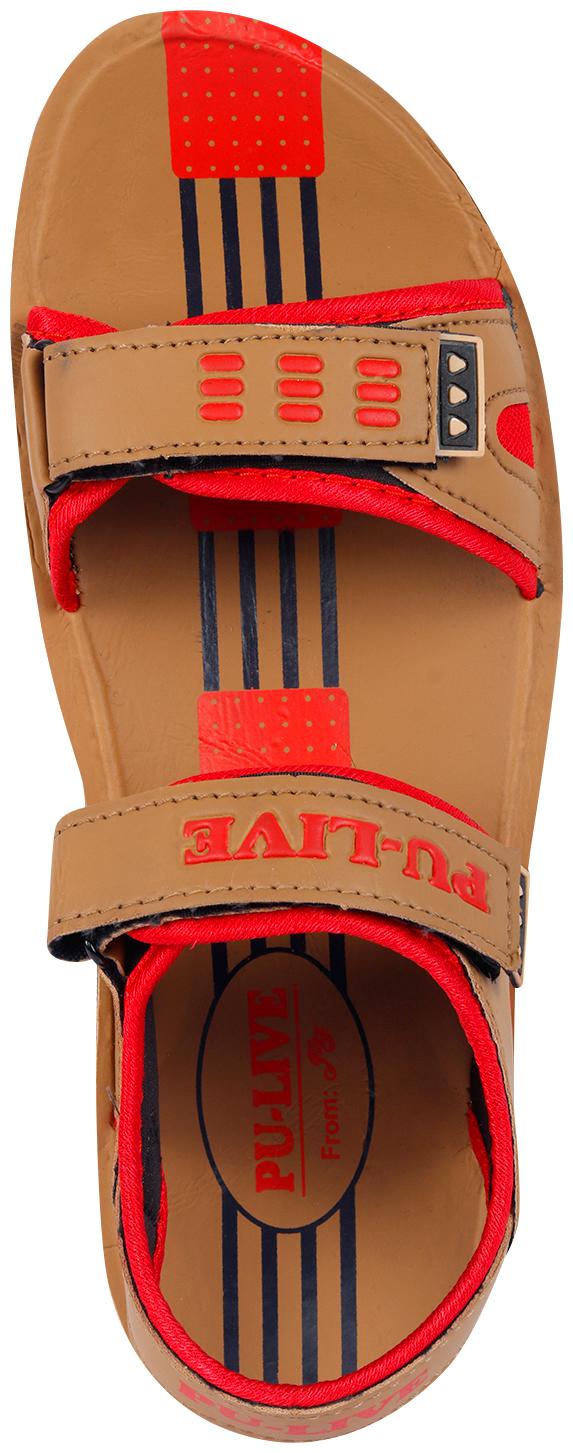 

PU-LIVE Men Red Floaters