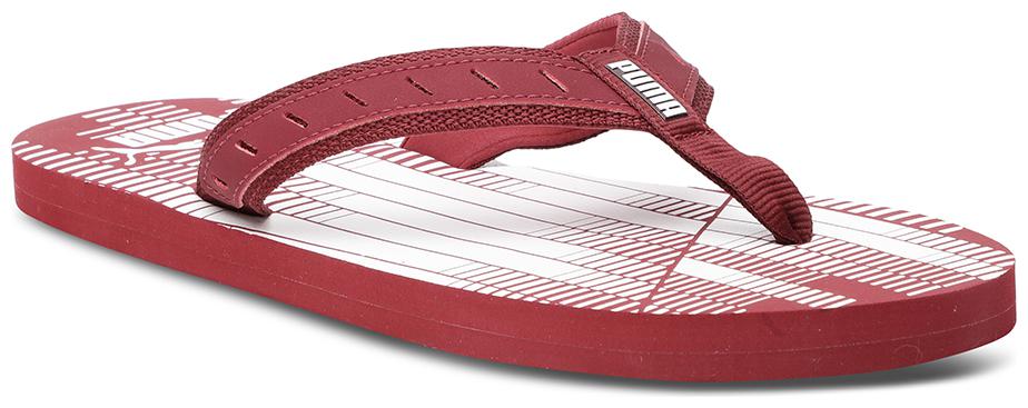 

Puma Men s Amplifier IDP Rhubarb-White Red Flipflops