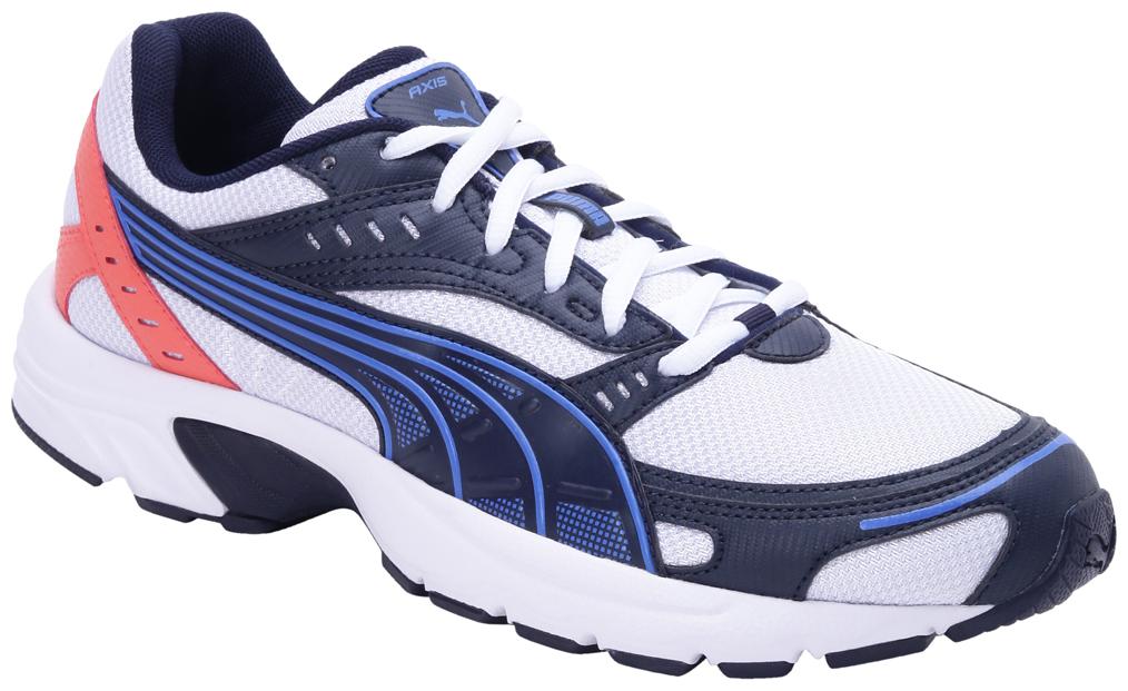 

Puma Axis Tech Unisex White Classic Sneakers - 371136
