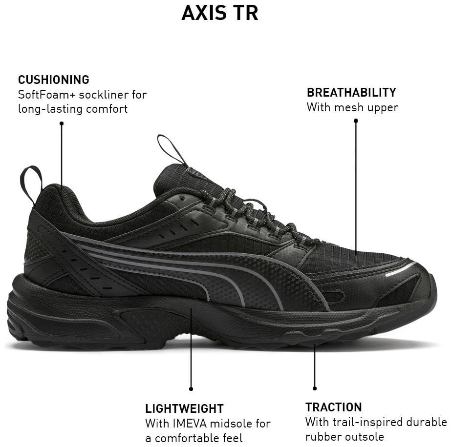 

Puma Axis TR Men Black Sneakers