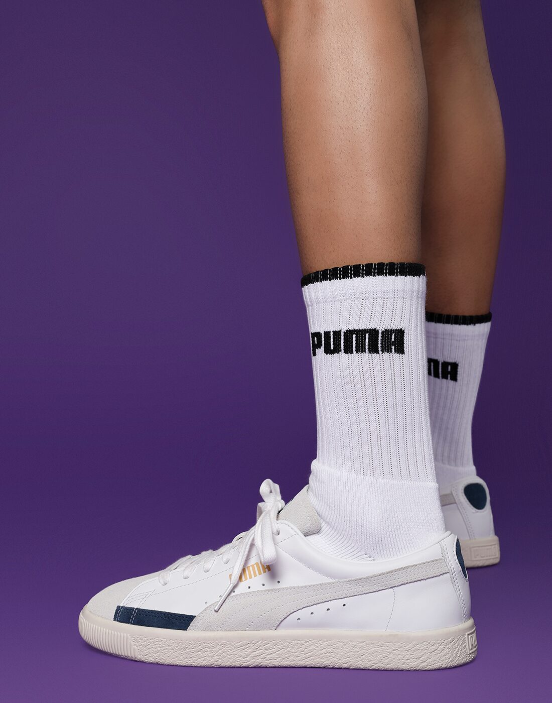 

Puma Basket 90680 L Unisex White Classic Sneakers - 372073