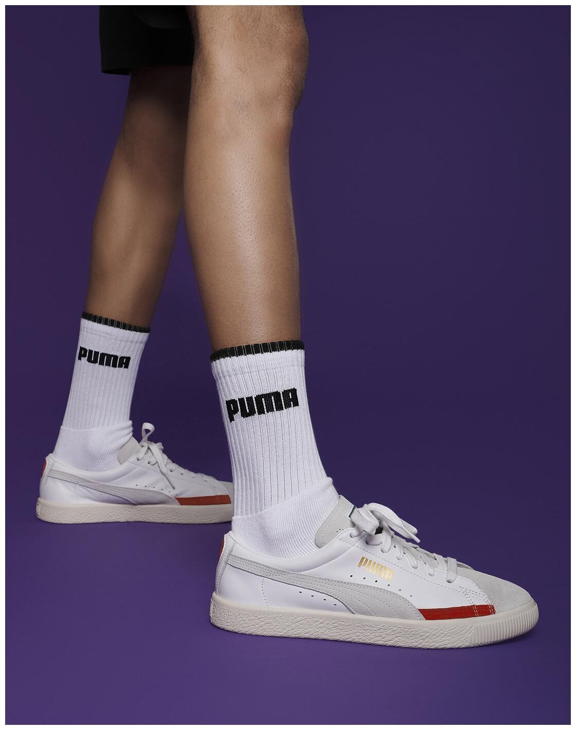

Puma Basket 90680 L Unisex White Sneakers