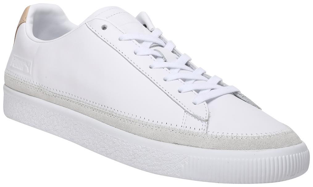 

Puma Basket Trim Block Unisex White Sneakers