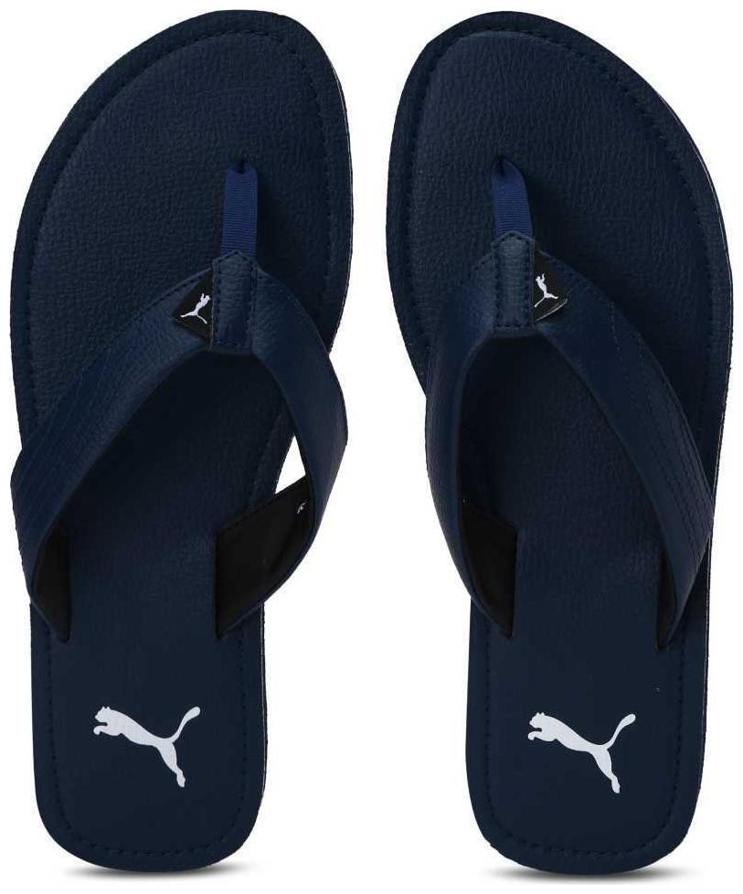 puma red blue flip flops