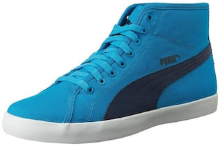 Puma Elsu v2 Mid CV DP Classic Sneakers Shoes For Men (Blue)