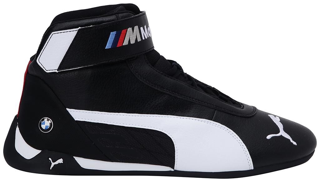 

Puma BMW MMS R-cat Mid Unisex Black Classic Sneakers - 339932