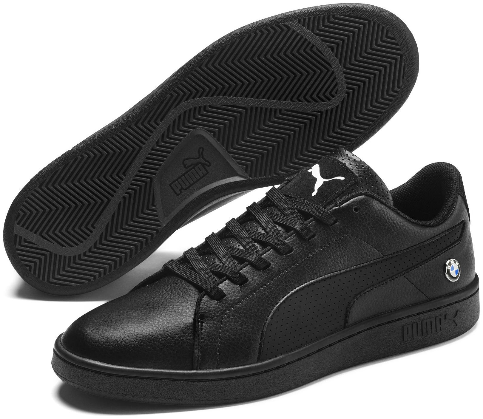 

Puma BMW MMS Smash V2 Unisex Black Sneakers