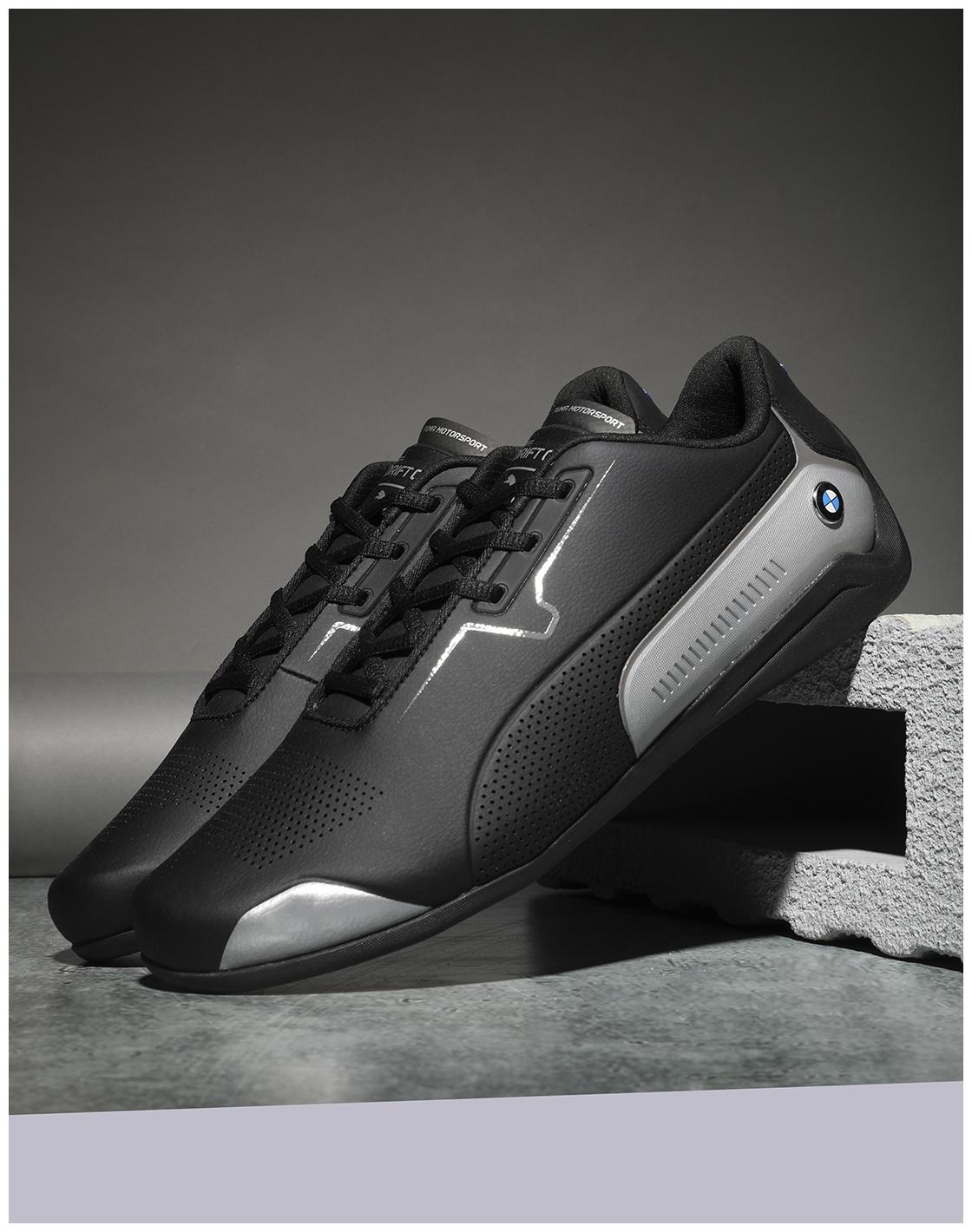 

Puma BMW MMS Drift Cat 8 Unisex Black Classic Sneakers - 339934
