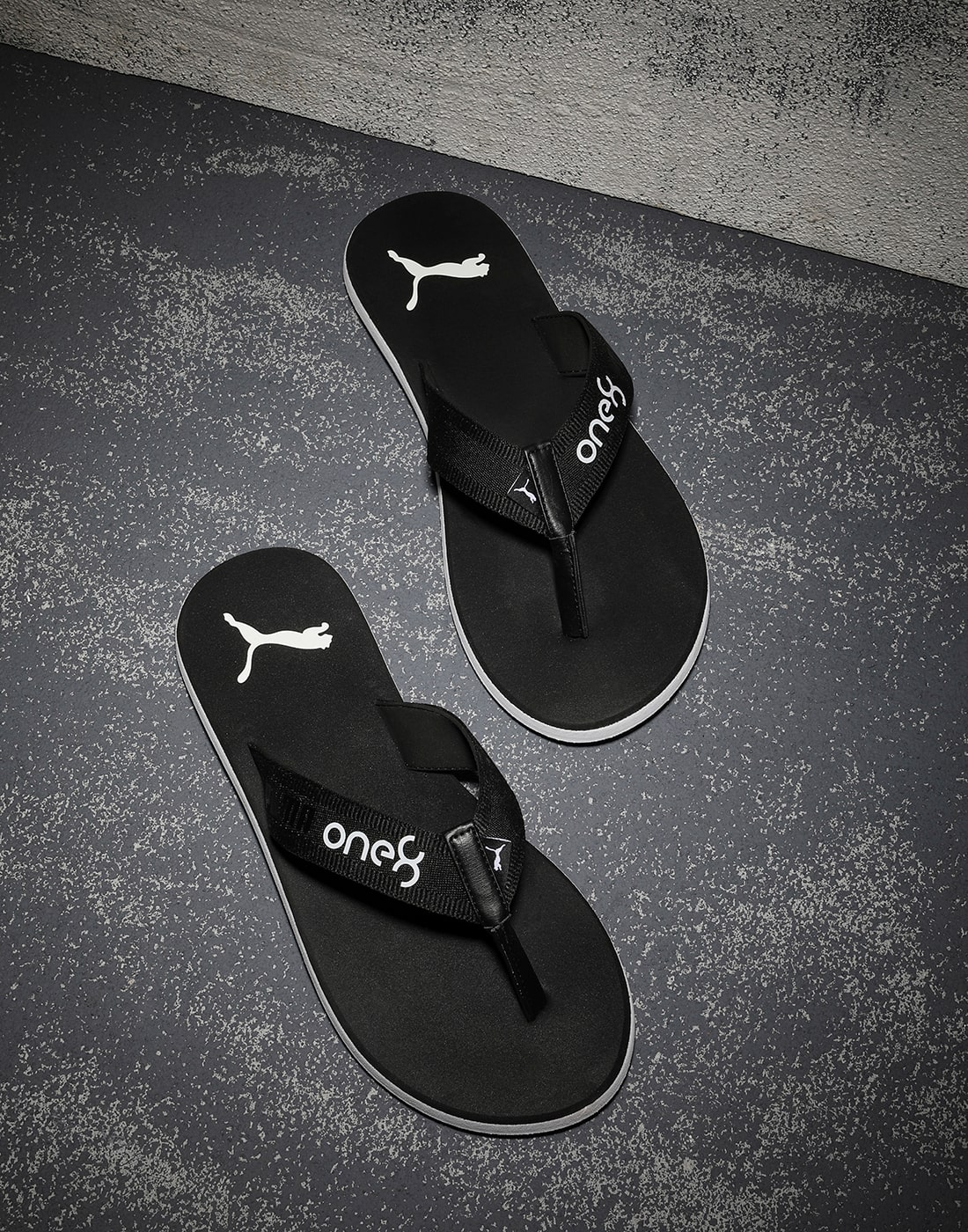 

Puma Men s Breeze GU One8 Black Flipflops