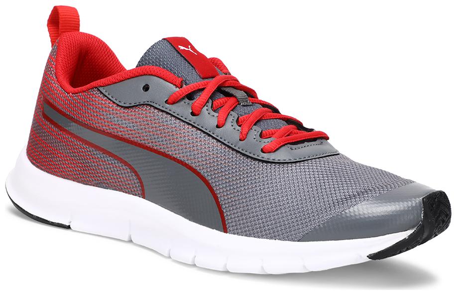 

PUMA Brisk FR MU IDP CASTLEROCK-High Risk Red Sports Shoes For Men