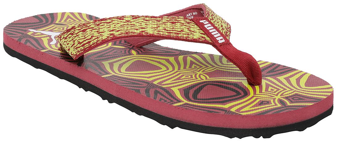 

PUMA Carb IDP Red Dahlia-Limepunch-Puma Black Unisex Flip-Flop