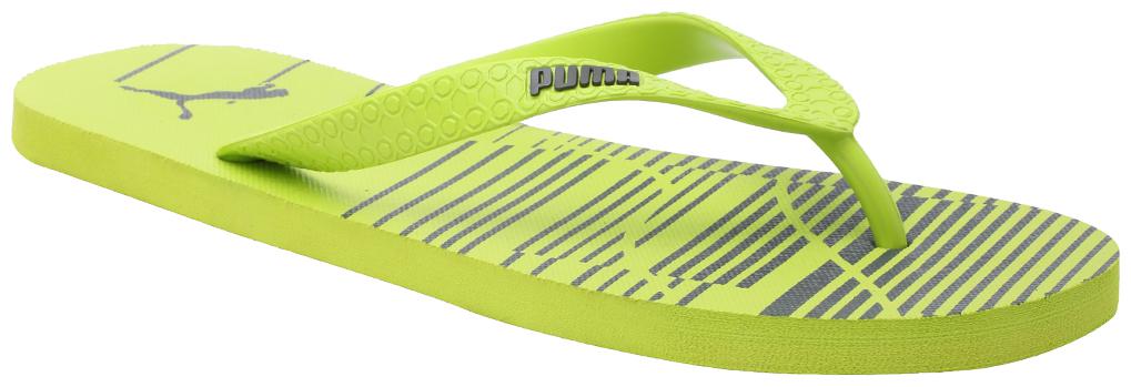 

Puma Men s Caspian GU IDP Lime Green Flipflops