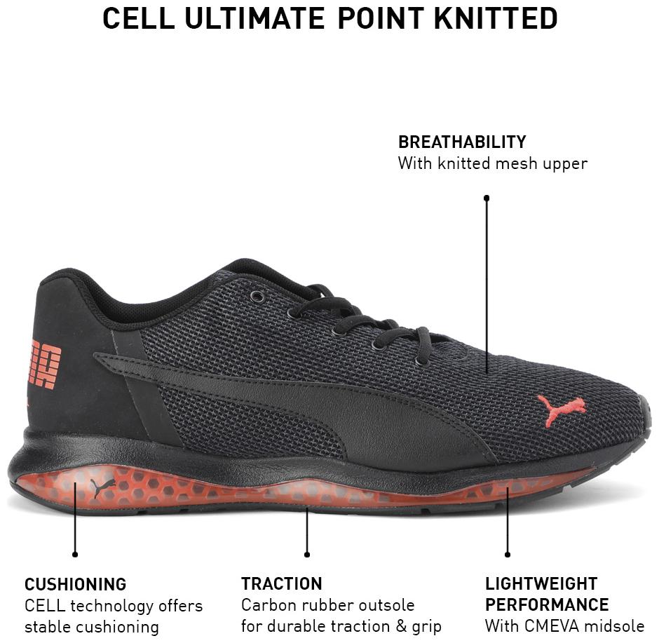 

Puma Men CELL Running Shoes ( Black )