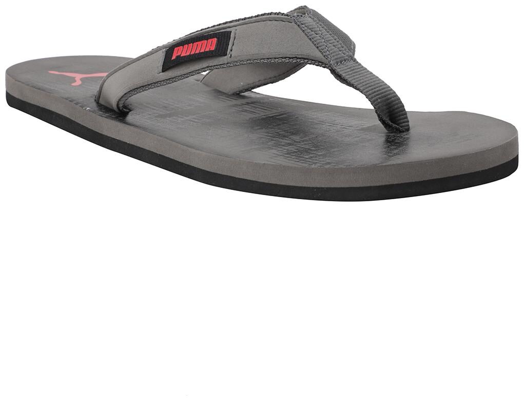 

Puma Men s Contour IDP CASTLEROCK-Black Grey Flipflops