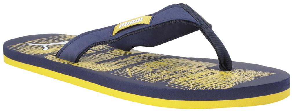 

Puma Men s Contour IDP Peacoat-Sulphur-White Blue Flipflops