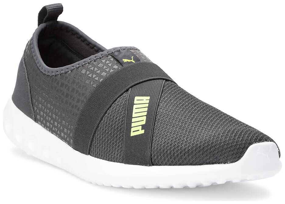 

Puma Men Dwane Slip-on MU IDP Asphalt-Limepunch Running Shoes ( Grey )