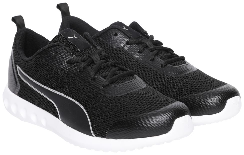 

PUMA Fabric Low Ankle Cruxston IDP Puma Black-Silver Running Shoes For Men