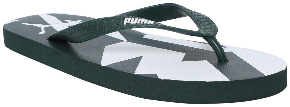 

Puma Men s Gear V2 IDP Ponderosa Pine-Whi Green Flipflops