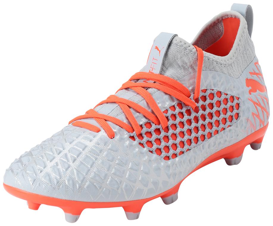 

Puma Men FUTURE 4 3 NETFIT FG AG Football Shoes ( Grey )
