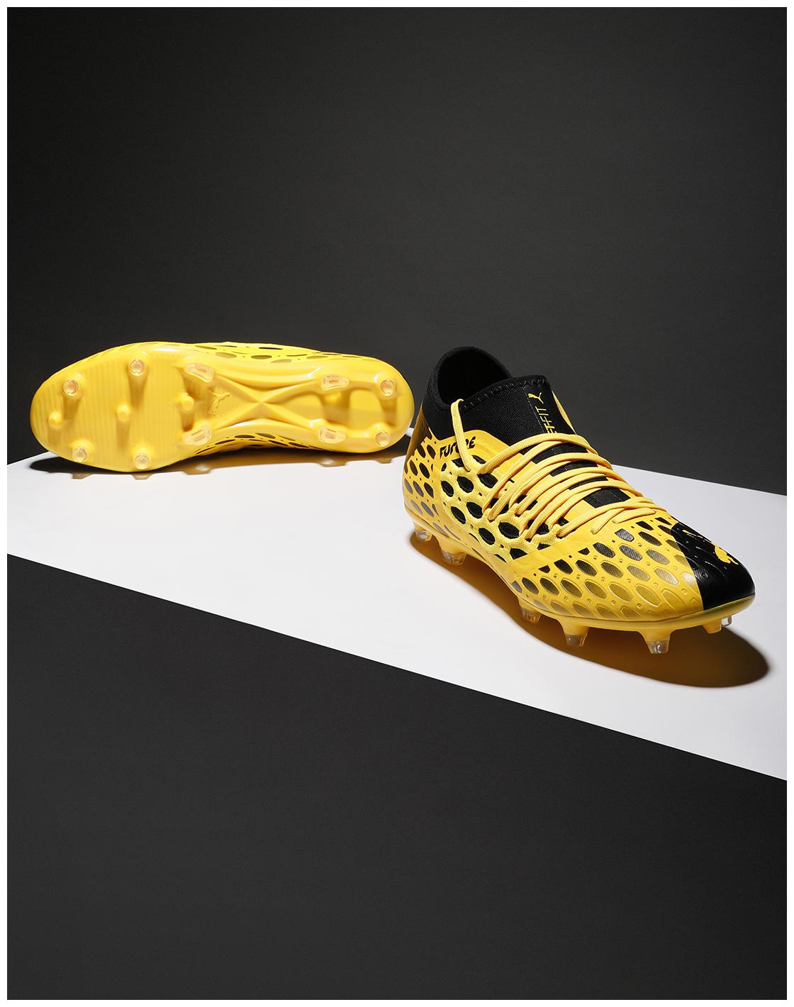 

Puma Men FUTURE 5 3 NETFIT FG AG Football Shoes ( Yellow )