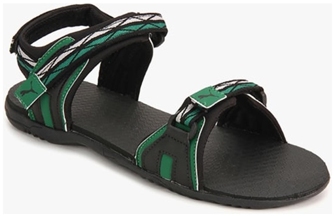 

Puma Green Synthetic Leather Sandals