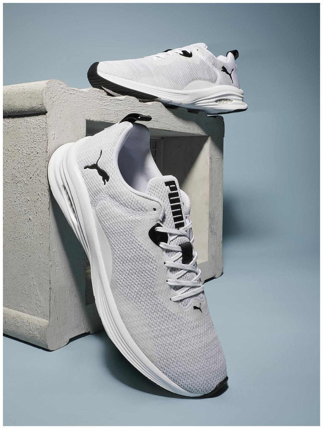 

Puma Men Hybrid Fuego Knit Running Shoes ( White )