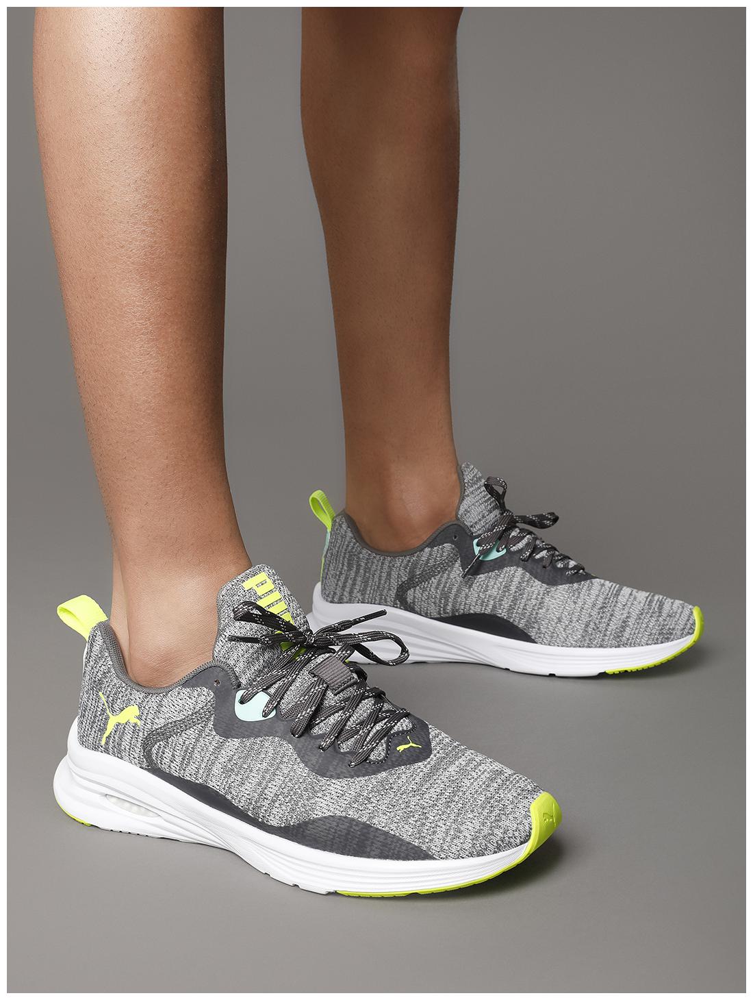 

Puma Men Hybrid Fuego Knit Running Shoes ( Grey )
