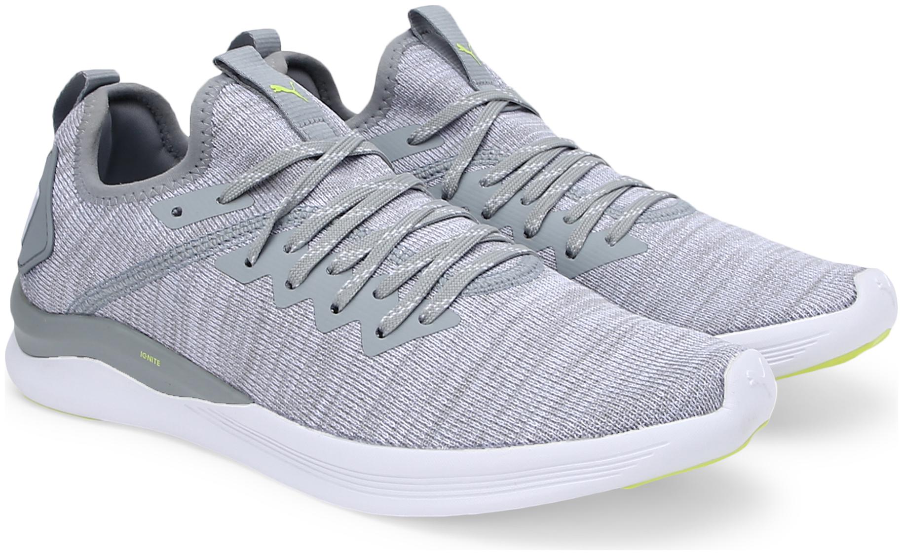 

Puma IGNITE Flash evoKNIT Wn s Quarry-Puma Wh Sports Shoes For Women