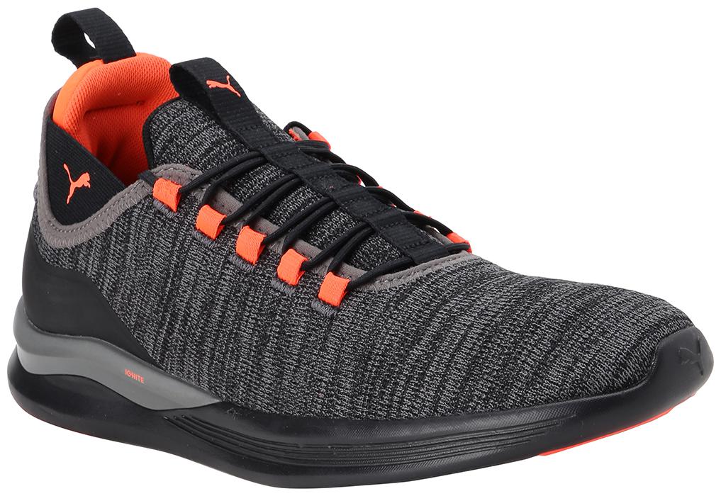 

Puma Men Ignite Flash Daunt evoKnit CASTLEROCK-Pu Running Shoes ( Grey )