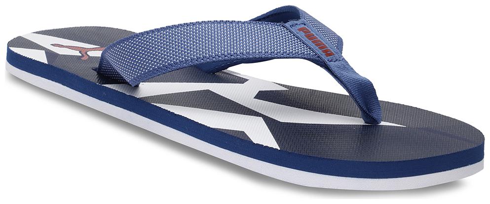 

Puma Men s James IDP Galaxy Blue-High Risk Red Blue Flipflops