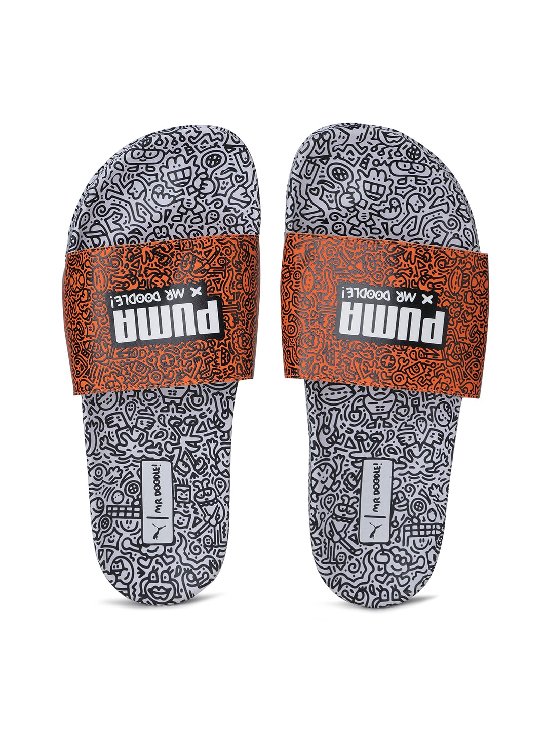 

Puma Unisex White Sliders - 1 Pair