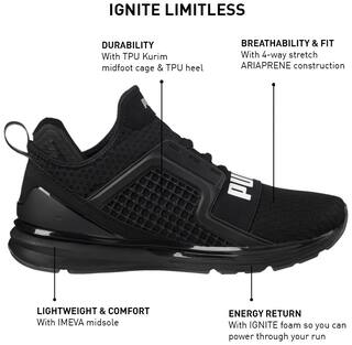 Puma IGNITE Limitless Running Shoes For Men (Black )