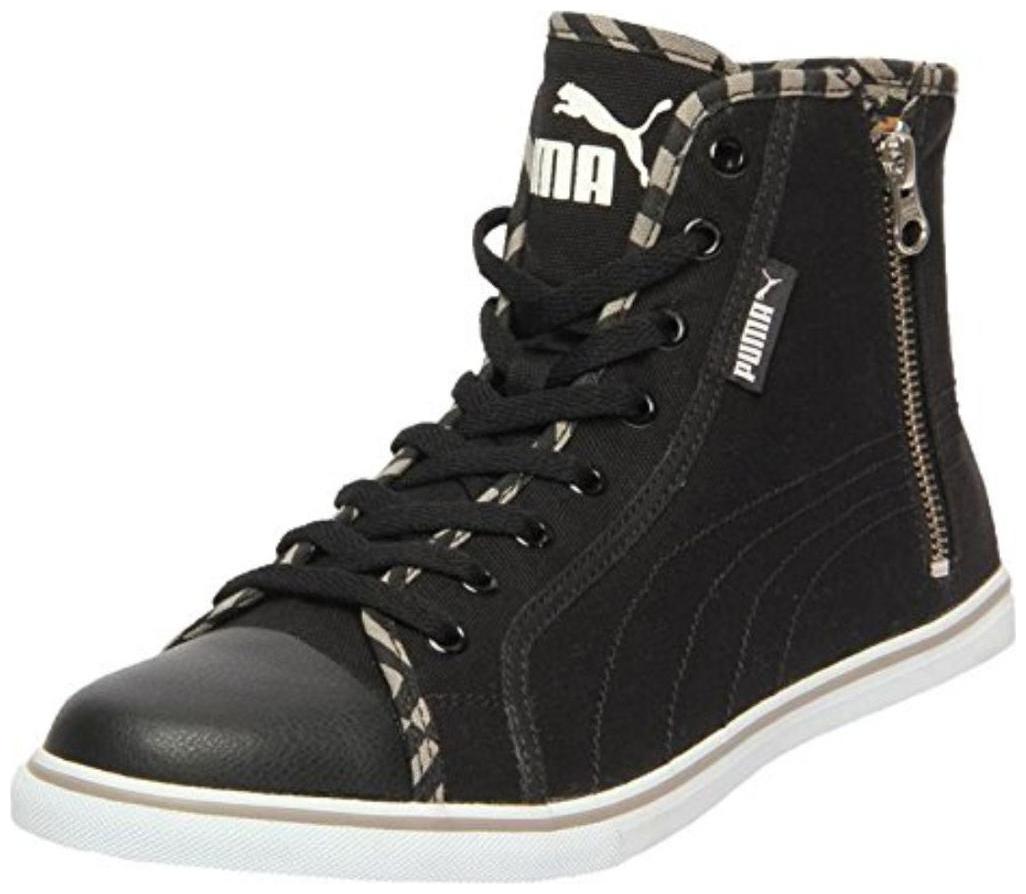 Puma men's streetballer mid zipper sneakers Clearance