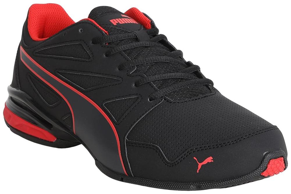 

Puma Men Black Faux Leather Sport Shoes