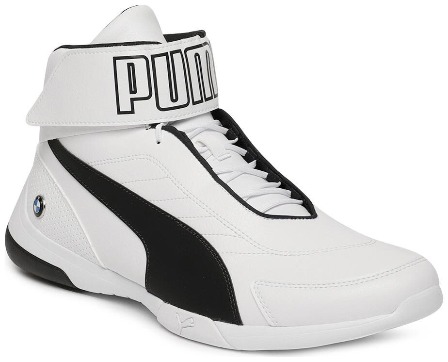 

Puma BMW MMS Kart Car Mid III Men White Sneakers