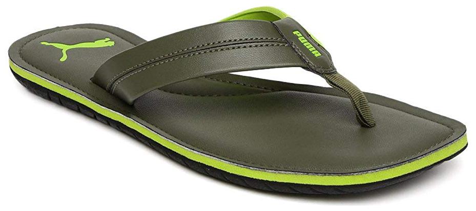 

Puma Men Green Flipflop Outdoor slippers Size UK 7