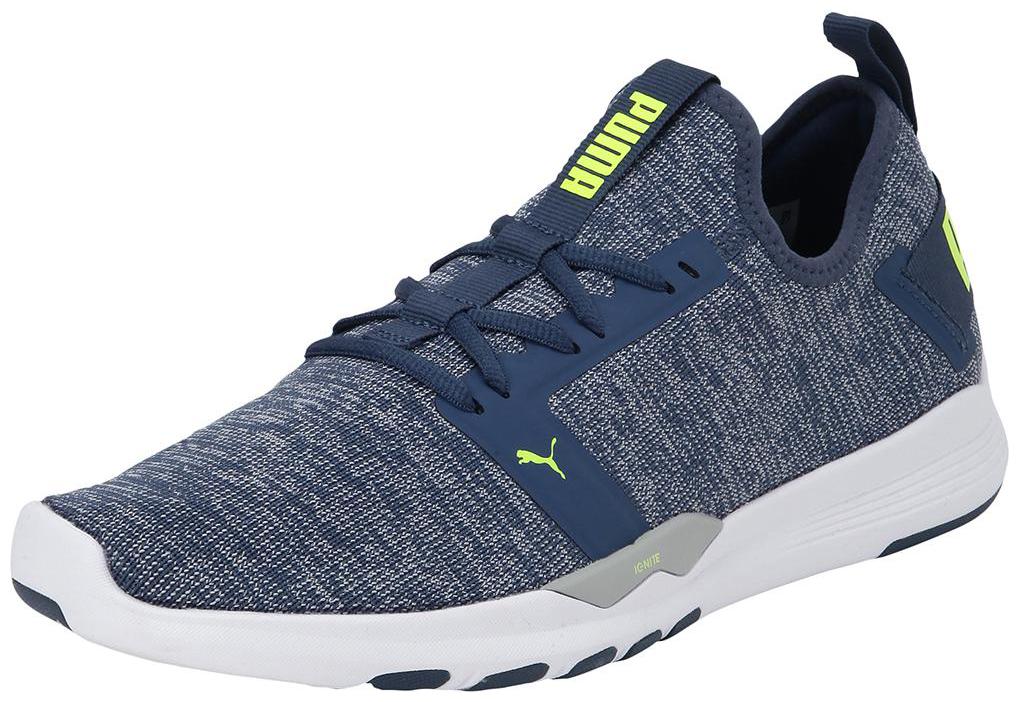 

Puma Men IGNITE Contender Knit Running Shoes ( Blue )