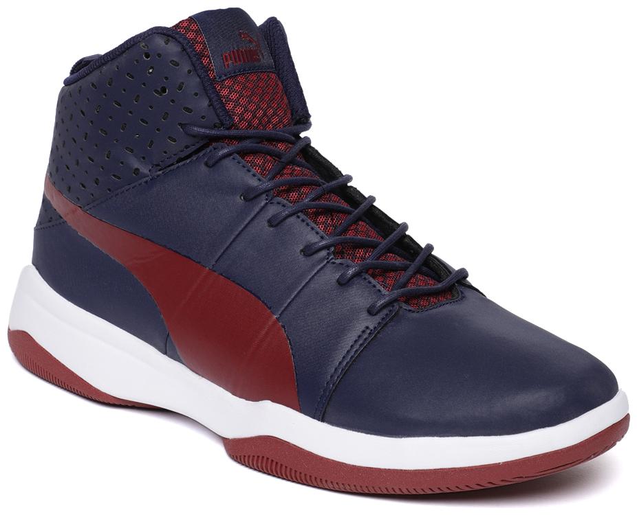 

Puma Rebound BBX IDP Men Navy Blue High Top Sneakers - 36971102
