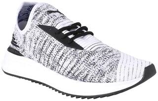 Puma AVID evoKNIT Mosaic Classic Sneakers Shoes For Men (White)