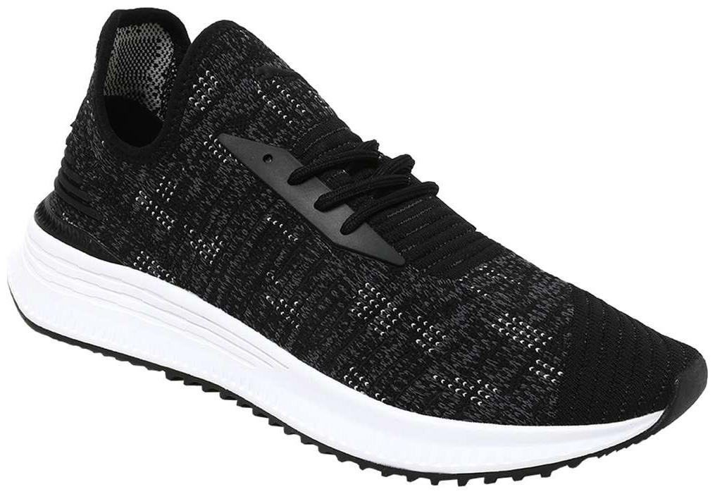 

Puma Men s AVID evoKNIT Mosaic Black Sport Shoes