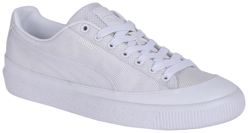 

Puma Clyde Rubber Toe Men White Sneakers