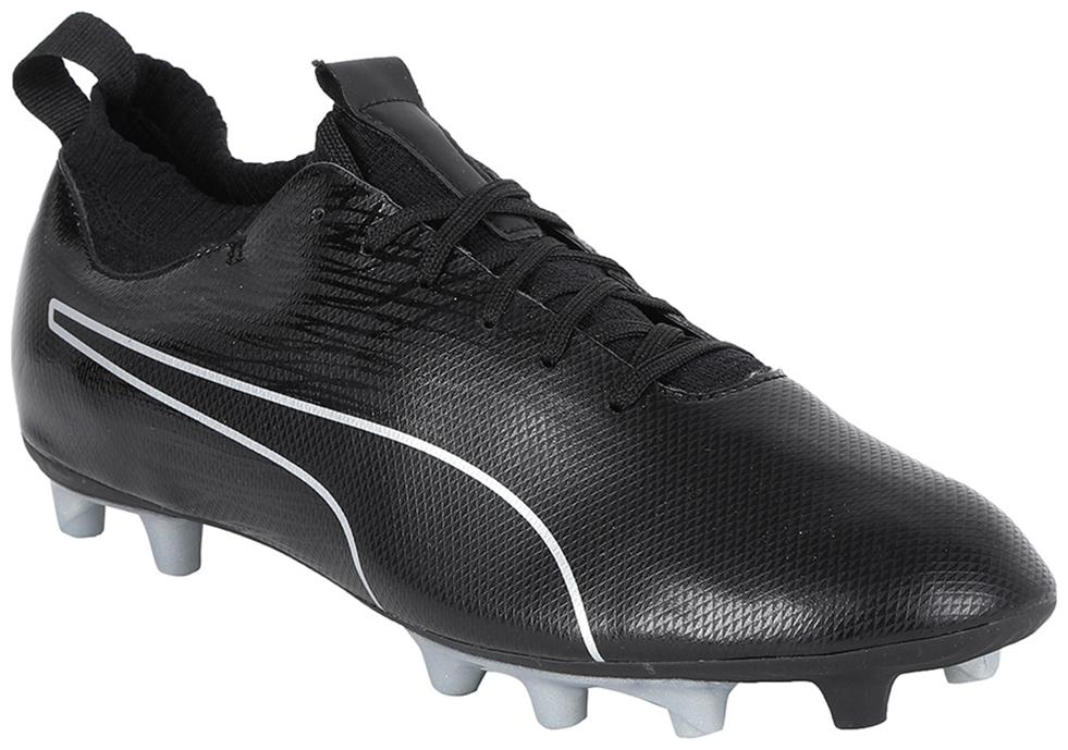 

Puma Men s evoKNIT FTB II FG Black Football Shoes