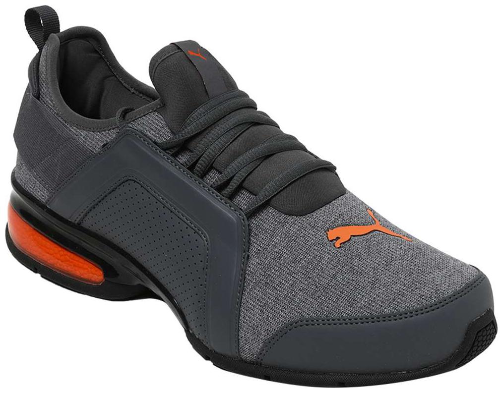

Puma Men s Leader VT Fresh Knit Black Walking Shoes